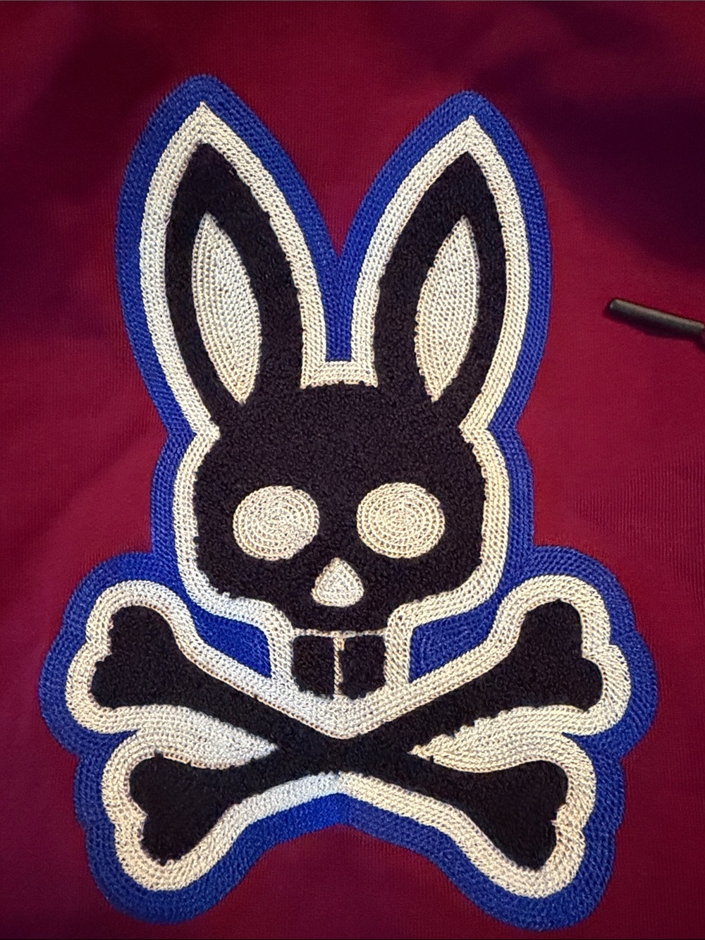 Psycho Bunny Men’s Burgandy Hoodie - Picture 5 of 6